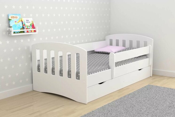 Детская кровать с бортиками и ящиками: варианты конструкции