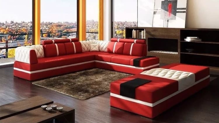 Идеи дизайна интерьера с модульным угловым диваном